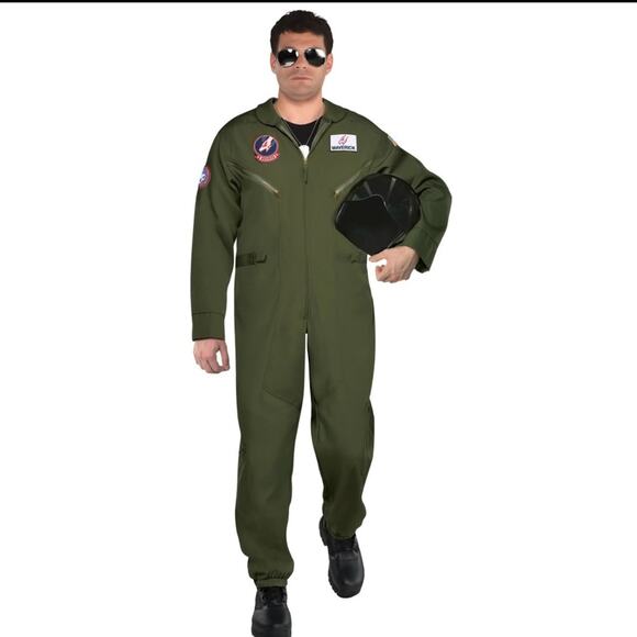 Top Gun Maverick Flight Suit Costume Adult Standard - Picture 2 of 8